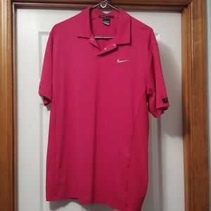Pink Nike Golf Polo